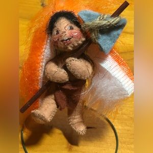 Indian Boy Annalee Doll 3 Inch 1996 Rare Hard To Find